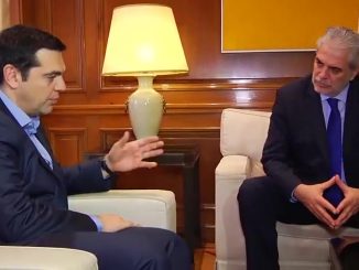 Ayuda a Grecia. Encuentro entre Christos Stylianides y el primer ministro griego, Alexis Tsipras