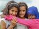 niñas refugiadas