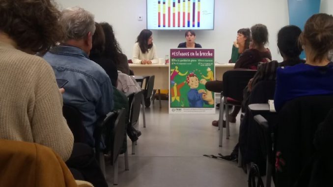 Economía solidaria acto presentacion_informe_Diana_Canela