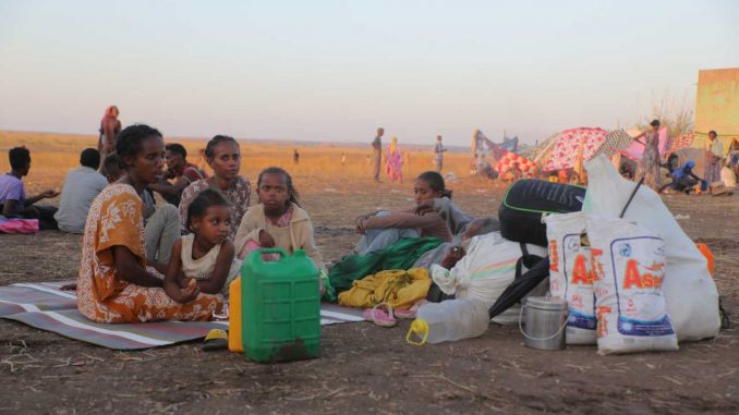 Refugiados y desplazados en Etiopía